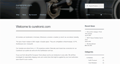 Desktop Screenshot of curetronic.com