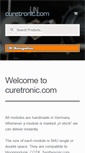 Mobile Screenshot of curetronic.com